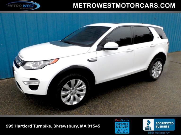 Used 2018 Land Rover Discovery Sport HSE Luxury 4WD Used 2018 Land Rover Discovery Sport HSE Luxury 4WD for sale  at Metro West Motorcars LLC in Shrewsbury MA 1