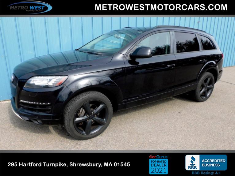 Used 2015 Audi Q7 3.0T Premium Plus Quattro Used 2015 Audi Q7 3.0T Premium Plus Quattro for sale at Metro West Motorcars LLC in Shrewsbury MA 1