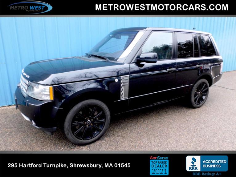 Used 2011 Land Rover Range Rover Supercharged Used 2011 Land Rover Range Rover Supercharged for sale at Metro West Motorcars LLC in Shrewsbury MA 1