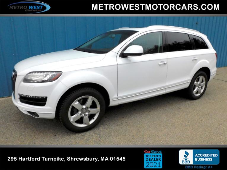 Used 2015 Audi Q7 3.0L TDI Premium Plus Quattro Used 2015 Audi Q7 3.0L TDI Premium Plus Quattro for sale at Metro West Motorcars LLC in Shrewsbury MA 1