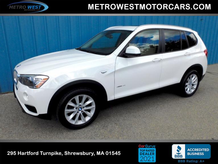 Used 2017 BMW X3 xDrive28i Sports Activity Vehicle Used 2017 BMW X3 xDrive28i Sports Activity Vehicle for sale at Metro West Motorcars LLC in Shrewsbury MA 1