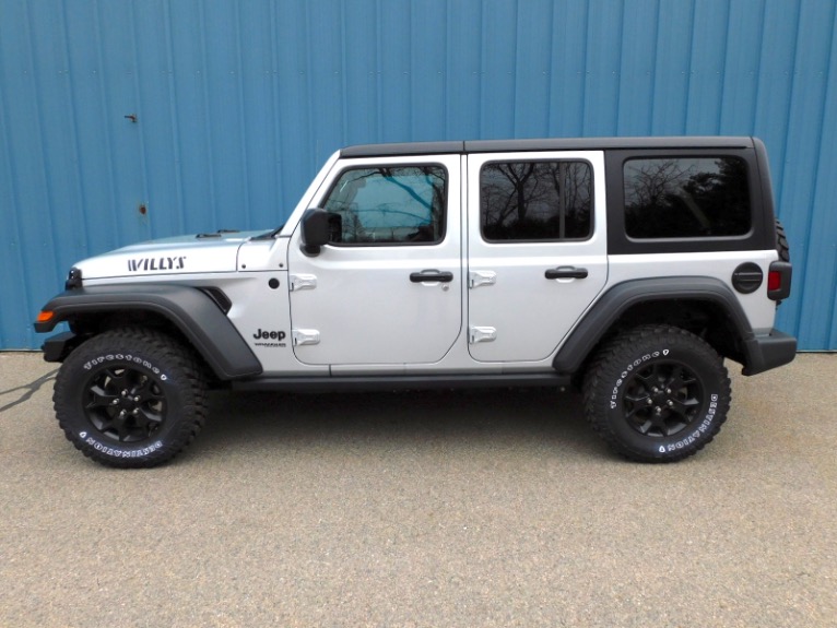 Used 2022 Jeep Wrangler Unlimited Willys 4x4 Used 2022 Jeep Wrangler Unlimited Willys 4x4 for sale  at Metro West Motorcars LLC in Shrewsbury MA 2