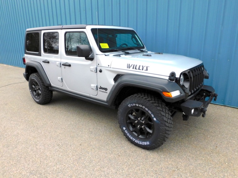 Used 2022 Jeep Wrangler Unlimited Willys 4x4 Used 2022 Jeep Wrangler Unlimited Willys 4x4 for sale  at Metro West Motorcars LLC in Shrewsbury MA 7