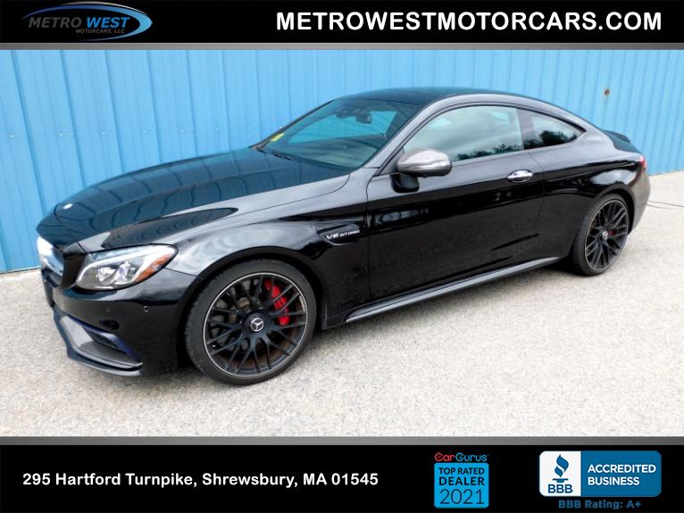 Used 2017 Mercedes-Benz C-class AMG C 63 S Coupe Used 2017 Mercedes-Benz C-class AMG C 63 S Coupe for sale  at Metro West Motorcars LLC in Shrewsbury MA 1