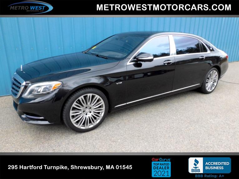 Used Used 2016 Mercedes-Benz S-class Maybach S600 RWD for sale $65,800 at Metro West Motorcars LLC in Shrewsbury MA