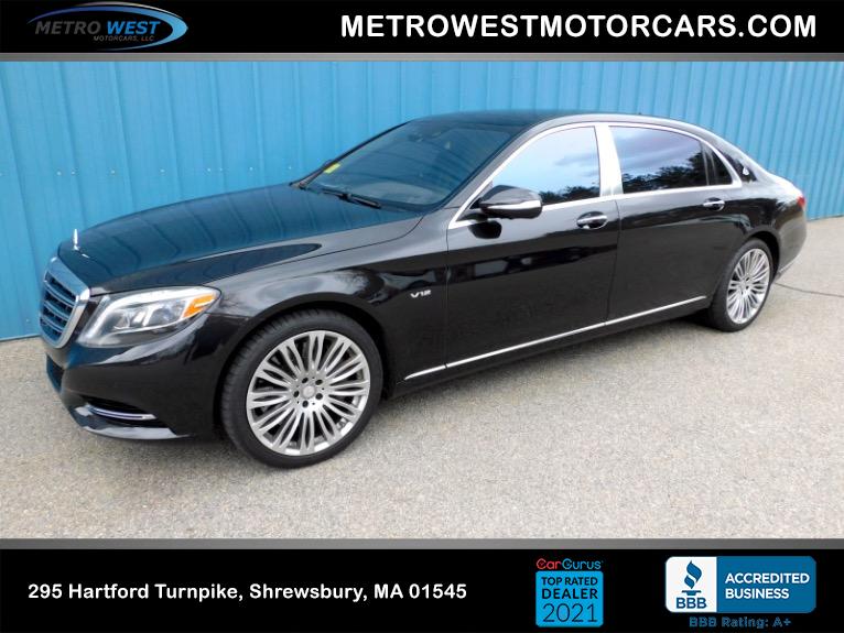 Used 2016 Mercedes-Benz S-class Maybach S600 RWD Used 2016 Mercedes-Benz S-class Maybach S600 RWD for sale at Metro West Motorcars LLC in Shrewsbury MA 1