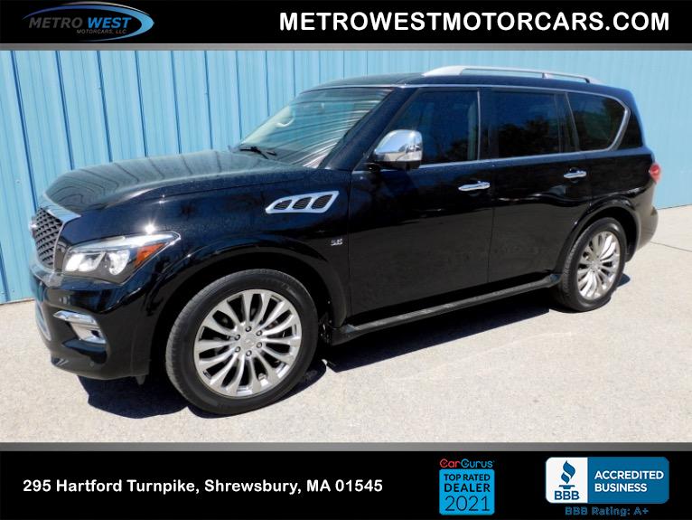 Used 2016 Infiniti Qx80 4WD Used 2016 Infiniti Qx80 4WD for sale  at Metro West Motorcars LLC in Shrewsbury MA 1