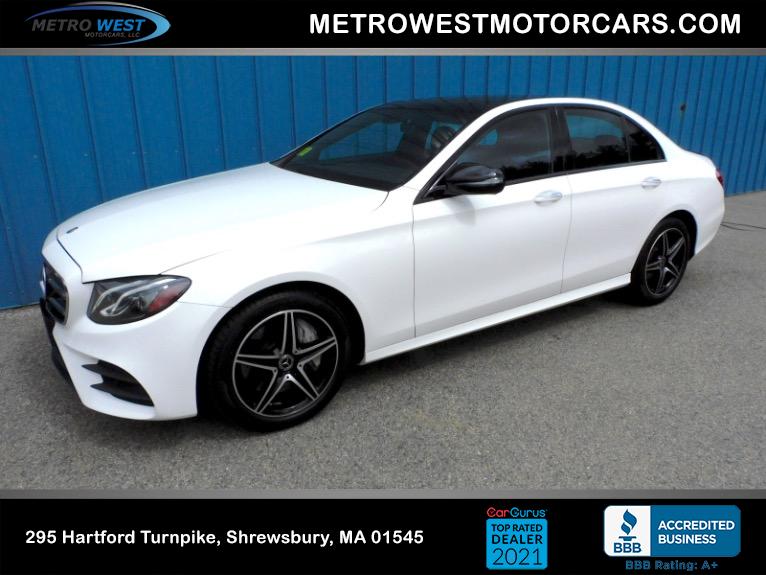 Used 2019 Mercedes-Benz E-class E 300 4MATIC Sedan Used 2019 Mercedes-Benz E-class E 300 4MATIC Sedan for sale  at Metro West Motorcars LLC in Shrewsbury MA 1