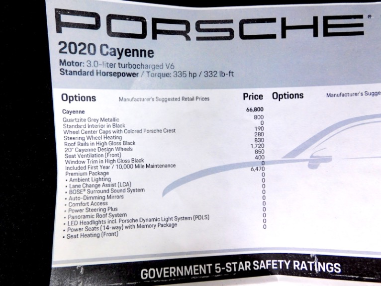Used 2020 Porsche Cayenne AWD Used 2020 Porsche Cayenne AWD for sale  at Metro West Motorcars LLC in Shrewsbury MA 21