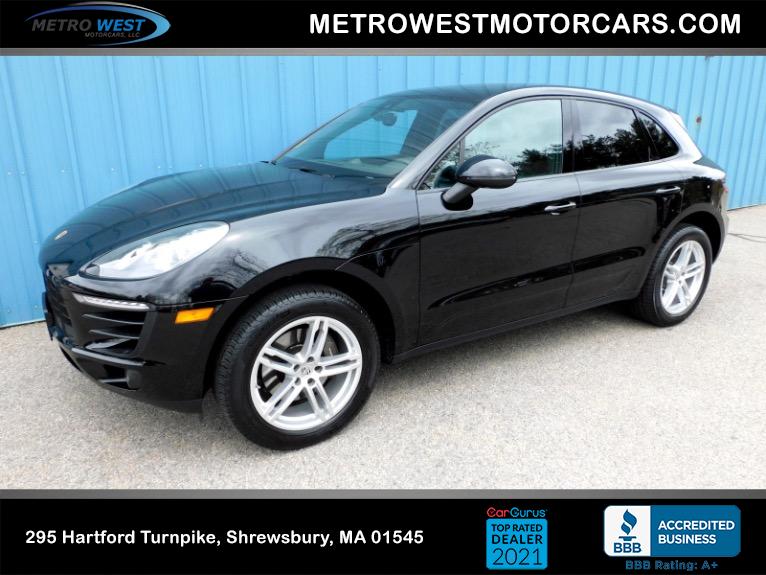 Used 2018 Porsche Macan AWD Used 2018 Porsche Macan AWD for sale at Metro West Motorcars LLC in Shrewsbury MA 1