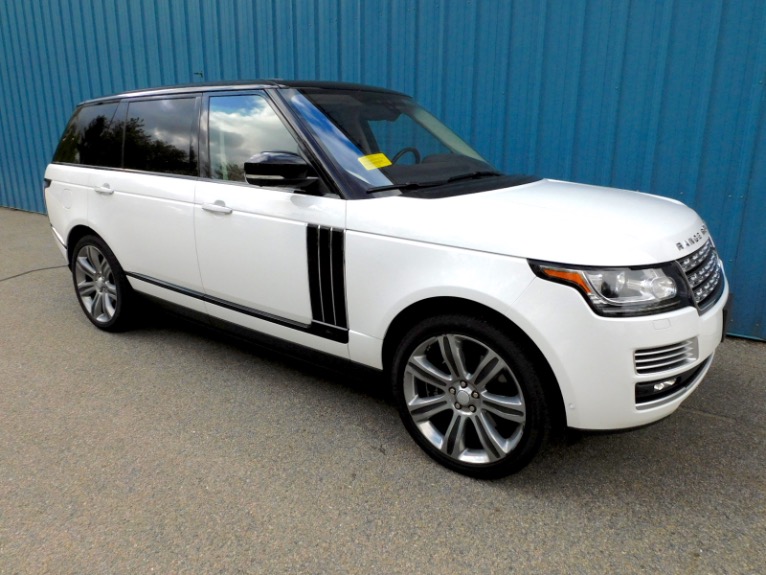 Used 2017 Land Rover Range Rover V8 Supercharged SV Autobiography LWB Used 2017 Land Rover Range Rover V8 Supercharged SV Autobiography LWB for sale  at Metro West Motorcars LLC in Shrewsbury MA 7