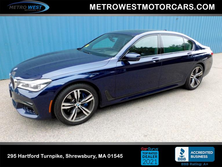 Used 2018 BMW 7 Series 750i xDrive Used 2018 BMW 7 Series 750i xDrive for sale at Metro West Motorcars LLC in Shrewsbury MA 1