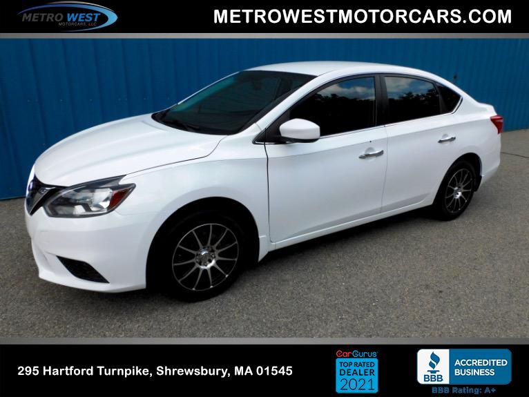Used 2016 Nissan Sentra CVT S Used 2016 Nissan Sentra CVT S for sale at Metro West Motorcars LLC in Shrewsbury MA 1