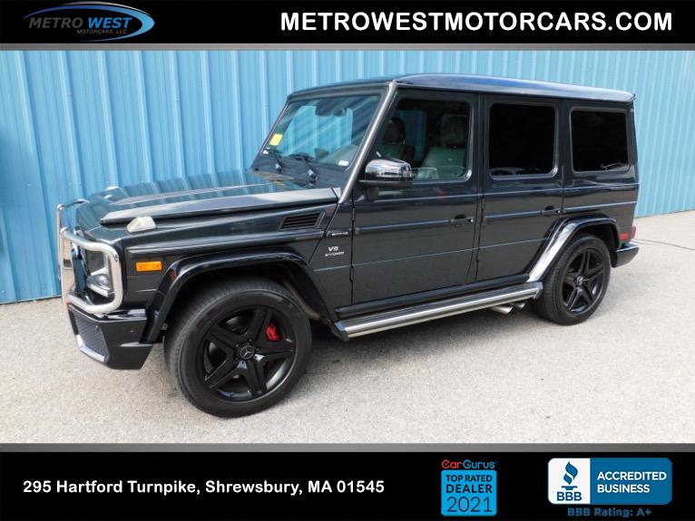 Used 2017 Mercedes-Benz G-class AMG G 63 4MATIC SUV Used 2017 Mercedes-Benz G-class AMG G 63 4MATIC SUV for sale at Metro West Motorcars LLC in Shrewsbury MA 1