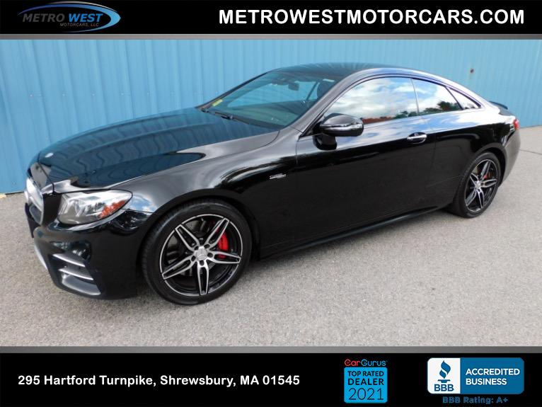 Used 2019 Mercedes-Benz E-class AMG E 53 4MATIC+ Coupe Used 2019 Mercedes-Benz E-class AMG E 53 4MATIC+ Coupe for sale at Metro West Motorcars LLC in Shrewsbury MA 1