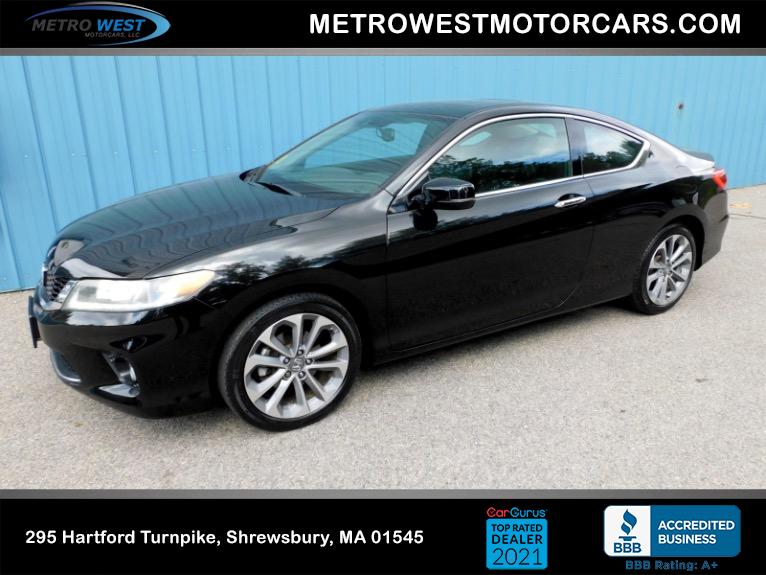Used 2015 Honda Accord Coupe V6 Man EX-L Used 2015 Honda Accord Coupe V6 Man EX-L for sale at Metro West Motorcars LLC in Shrewsbury MA 1