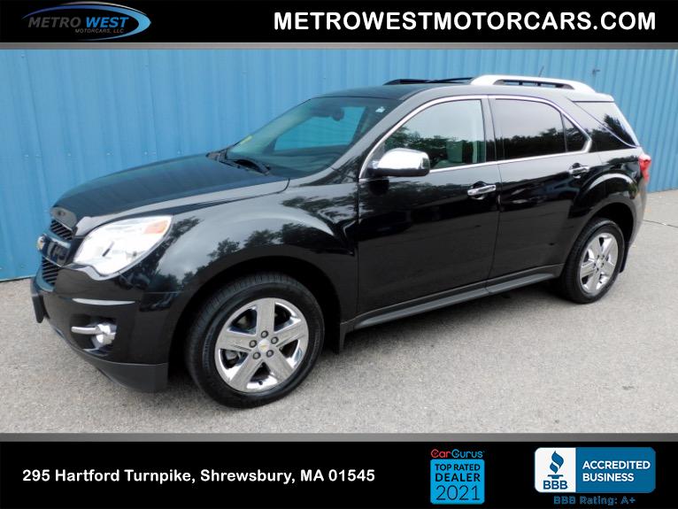 Used 2014 Chevrolet Equinox LTZ AWD Used 2014 Chevrolet Equinox LTZ AWD for sale at Metro West Motorcars LLC in Shrewsbury MA 1