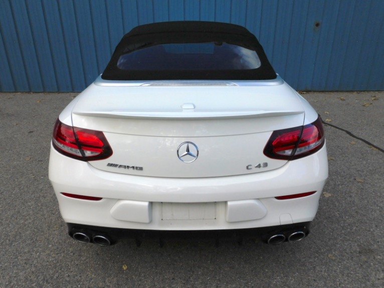 Used 2019 Mercedes-Benz C-class AMG C 43 4MATIC Cabriolet Used 2019 Mercedes-Benz C-class AMG C 43 4MATIC Cabriolet for sale at Metro West Motorcars LLC in Shrewsbury MA 8