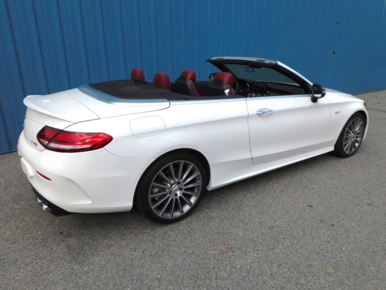 Used 2019 Mercedes-Benz C-class AMG C 43 4MATIC Cabriolet Used 2019 Mercedes-Benz C-class AMG C 43 4MATIC Cabriolet for sale at Metro West Motorcars LLC in Shrewsbury MA 9