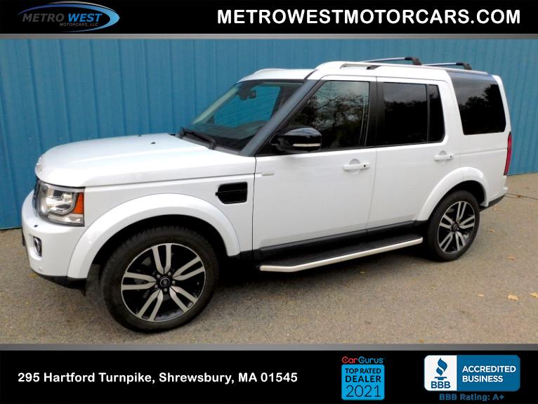 Used Used 2016 Land Rover Lr4 HSE LUX Landmark Edition for sale $16,900 at Metro West Motorcars LLC in Shrewsbury MA