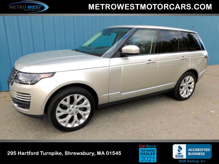 Used 2020 Land Rover Range Rover HSE P400 Used 2020 Land Rover Range Rover HSE P400 for sale at Metro West Motorcars LLC in Shrewsbury MA 1