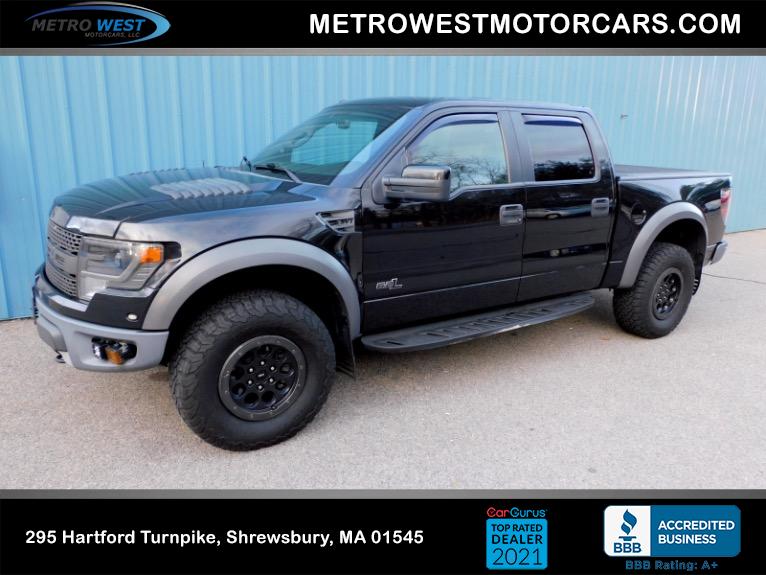 Used 2014 Ford F-150 SVT Raptor SuperCrew 4WD Used 2014 Ford F-150 SVT Raptor SuperCrew 4WD for sale at Metro West Motorcars LLC in Shrewsbury MA 1