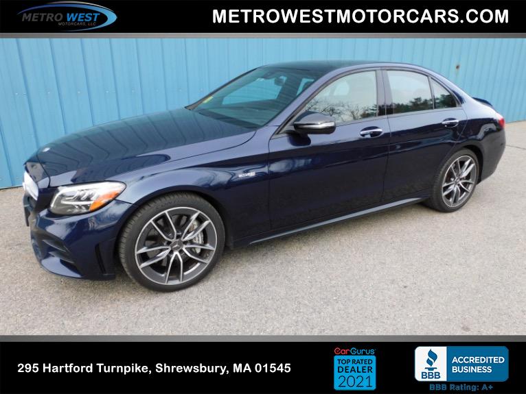Used 2020 Mercedes-Benz C-class AMG C 43 4MATIC Used 2020 Mercedes-Benz C-class AMG C 43 4MATIC for sale at Metro West Motorcars LLC in Shrewsbury MA 1