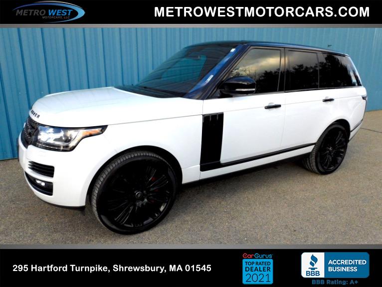 Used 2016 Land Rover Range Rover Td6 Diesel HSE Used 2016 Land Rover Range Rover Td6 Diesel HSE for sale  at Metro West Motorcars LLC in Shrewsbury MA 1