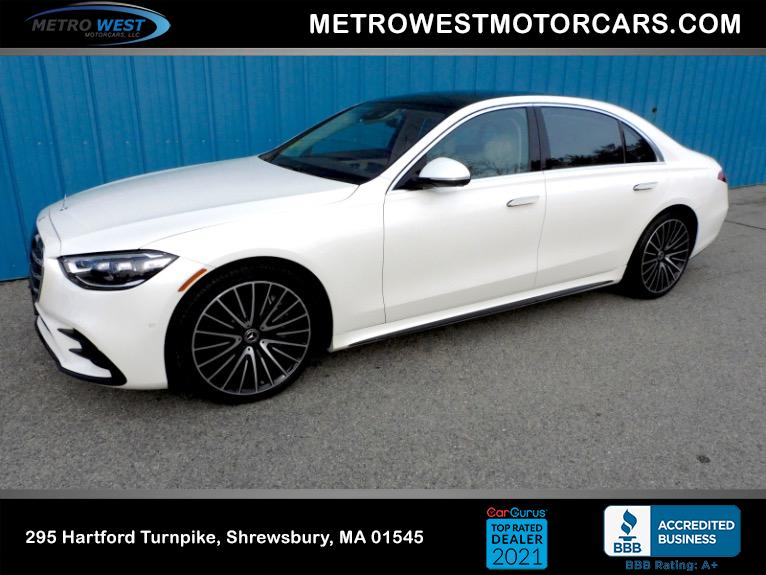 Used 2021 Mercedes-Benz S-class S 580 4MATIC Sedan Used 2021 Mercedes-Benz S-class S 580 4MATIC Sedan for sale  at Metro West Motorcars LLC in Shrewsbury MA 1