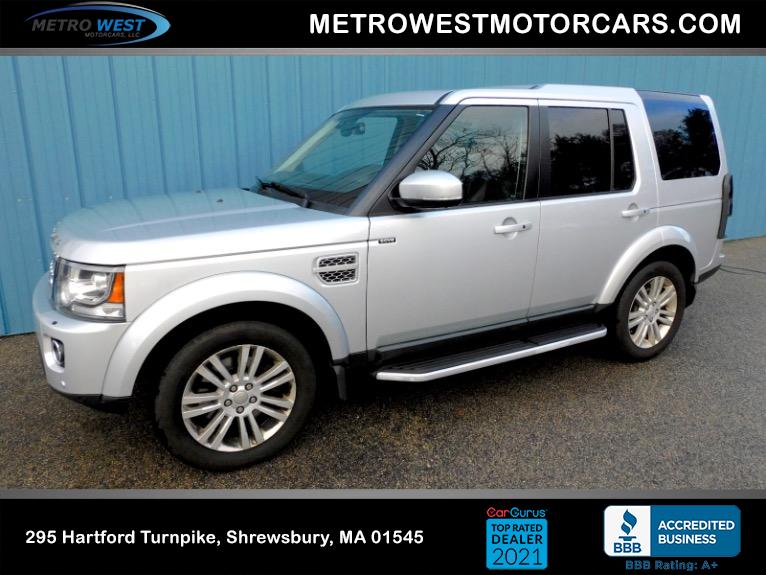 Used 2014 Land Rover Lr4 HSE LUX Used 2014 Land Rover Lr4 HSE LUX for sale  at Metro West Motorcars LLC in Shrewsbury MA 1