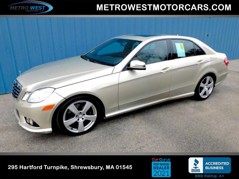 Used 2010 Mercedes-Benz E-class E350 Sport 4MATIC Used 2010 Mercedes-Benz E-class E350 Sport 4MATIC for sale at Metro West Motorcars LLC in Shrewsbury MA 1