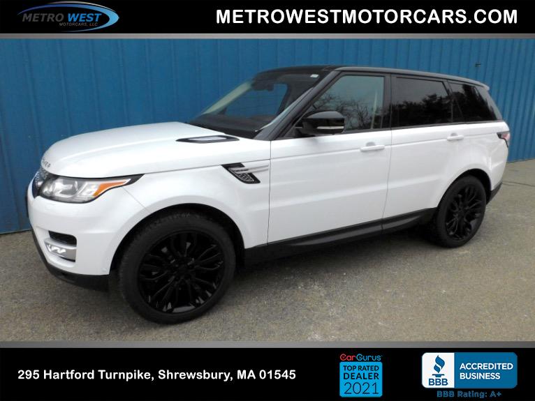 Used 2017 Land Rover Range Rover Sport V6 Supercharged HSE Used 2017 Land Rover Range Rover Sport V6 Supercharged HSE for sale at Metro West Motorcars LLC in Shrewsbury MA 1
