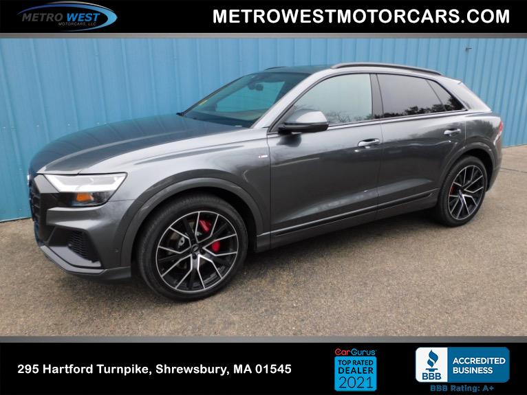 Used 2019 Audi Q8 Premium Plus 55 TFSI quattro Used 2019 Audi Q8 Premium Plus 55 TFSI quattro for sale at Metro West Motorcars LLC in Shrewsbury MA 1