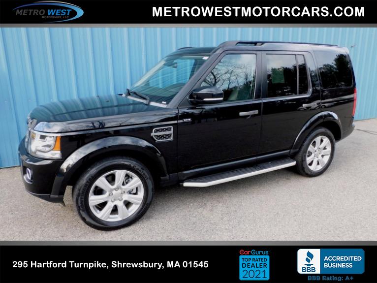 Used Used 2015 Land Rover Lr4 HSE for sale $14,900 at Metro West Motorcars LLC in Shrewsbury MA