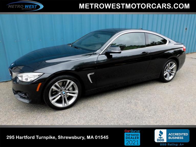 Used 2017 BMW 4 Series 440i xDrive Coupe Used 2017 BMW 4 Series 440i xDrive Coupe for sale at Metro West Motorcars LLC in Shrewsbury MA 1