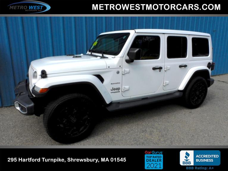 Used Used 2020 Jeep Wrangler Unlimited Sahara 4x4 for sale Call for price at Metro West Motorcars LLC in Shrewsbury MA