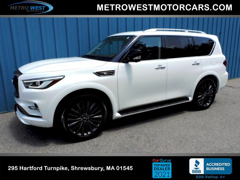 Used Used 2021 INFINITI QX80 Premium Select AWD for sale $39,900 at Metro West Motorcars LLC in Shrewsbury MA