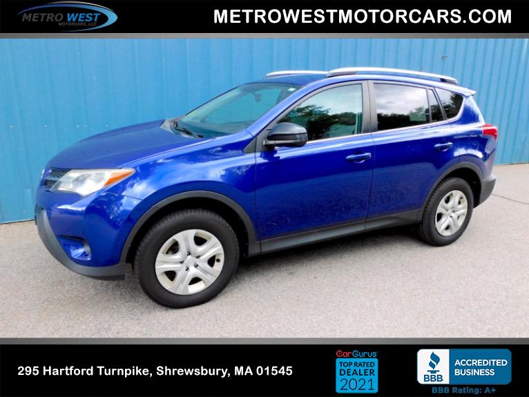 Used Used 2015 Toyota Rav4 LE AWD for sale $15,900 at Metro West Motorcars LLC in Shrewsbury MA