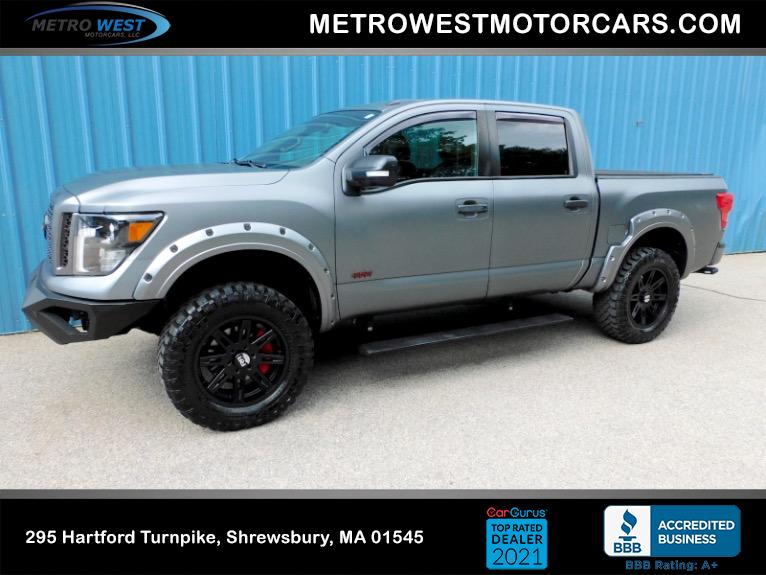 Used 2019 Nissan Titan 4x4 Crew Cab PRO-4X Used 2019 Nissan Titan 4x4 Crew Cab PRO-4X for sale at Metro West Motorcars LLC in Shrewsbury MA 1