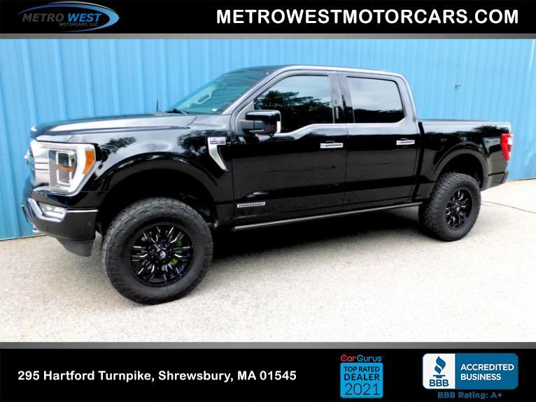 Used Used 2021 Ford F-150 Limited 4WD SuperCrew 5.5 Box for sale $39,900 at Metro West Motorcars LLC in Shrewsbury MA