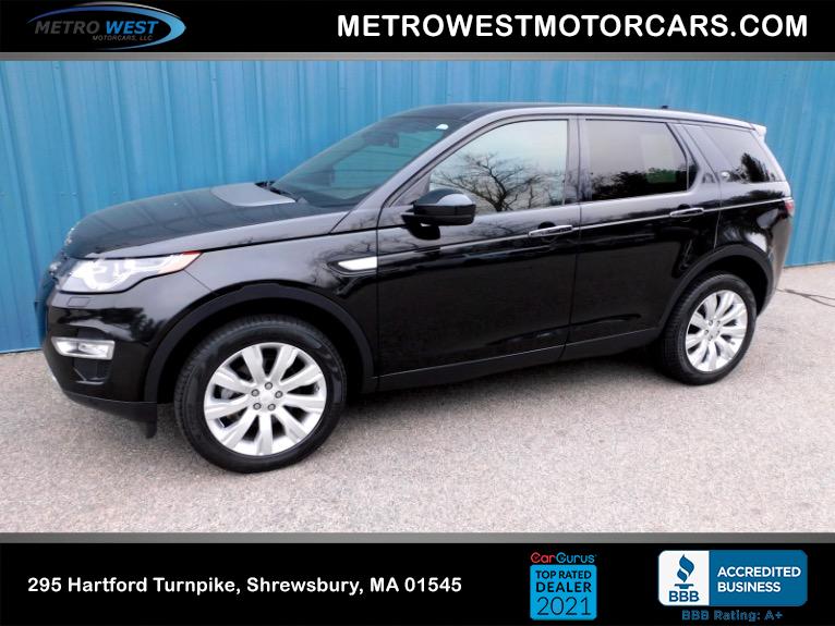 Used Used 2015 Land Rover Discovery Sport HSE LUX 4WD for sale $9,900 at Metro West Motorcars LLC in Shrewsbury MA