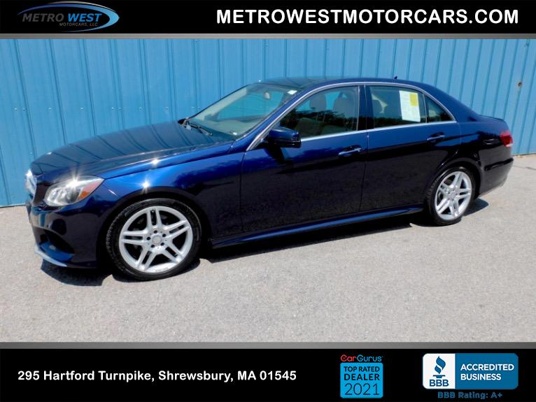 Used Used 2014 Mercedes-Benz E-class E350 Sport 4MATIC for sale $9,900 at Metro West Motorcars LLC in Shrewsbury MA