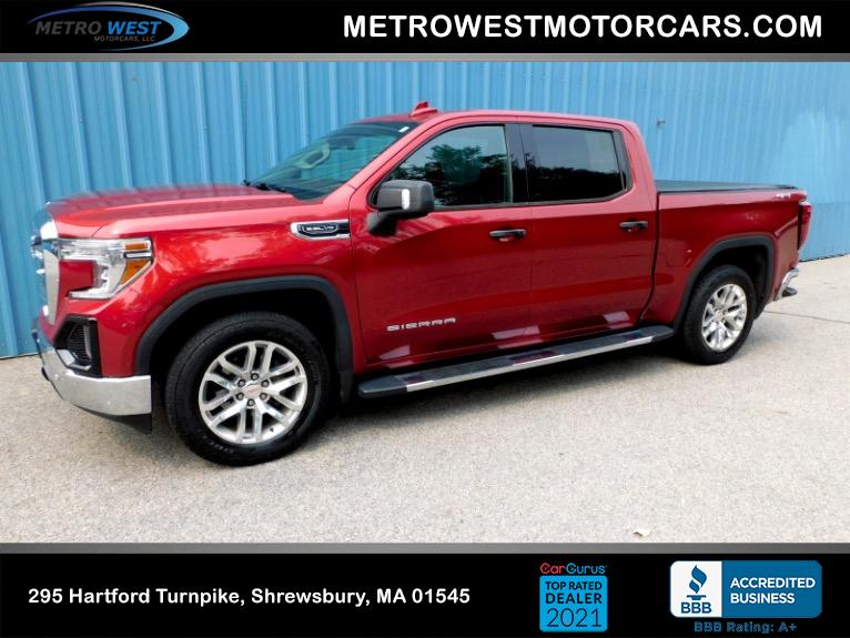 Used 2019 GMC Sierra 1500 4WD Crew Cab 147 SLT Used 2019 GMC Sierra 1500 4WD Crew Cab 147 SLT for sale at Metro West Motorcars LLC in Shrewsbury MA 1