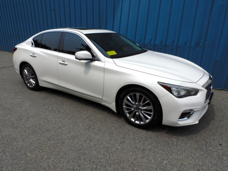 Used 2021 INFINITI Q50 3.0t LUXE AWD Used 2021 INFINITI Q50 3.0t LUXE AWD for sale at Metro West Motorcars LLC in Shrewsbury MA 7