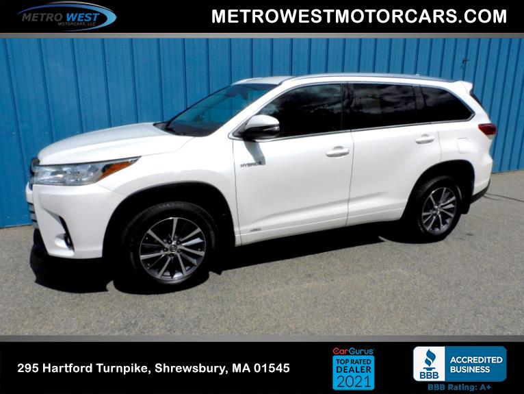 Used Used 2018 Toyota Highlander Hybrid XLE V6 AWD (Natl) for sale $26,900 at Metro West Motorcars LLC in Shrewsbury MA