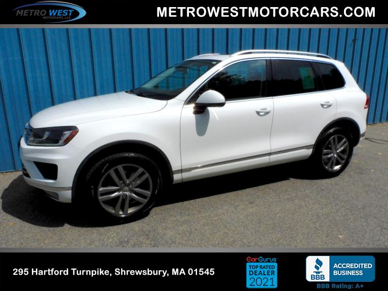 Used Used 2016 Volkswagen Touareg TDI Lux for sale $19,900 at Metro West Motorcars LLC in Shrewsbury MA