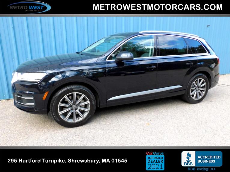 Used 2018 Audi Q7 2.0 TFSI Premium Plus Quattro Used 2018 Audi Q7 2.0 TFSI Premium Plus Quattro for sale  at Metro West Motorcars LLC in Shrewsbury MA 1
