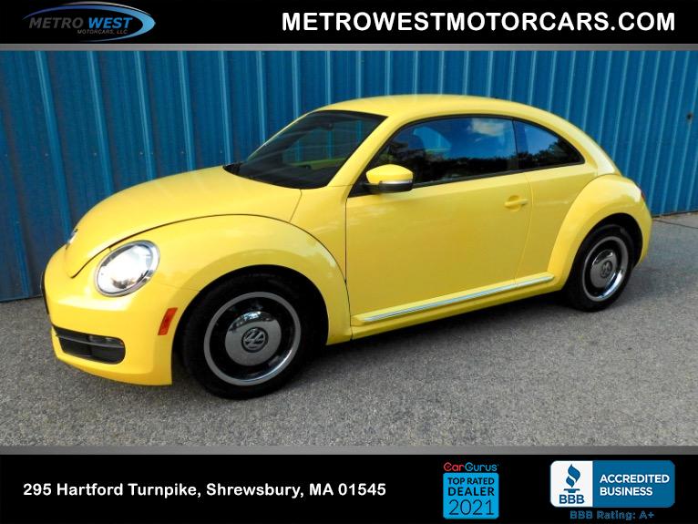 Used Used 2013 Volkswagen Beetle Coupe Auto 2.5L for sale $12,900 at Metro West Motorcars LLC in Shrewsbury MA