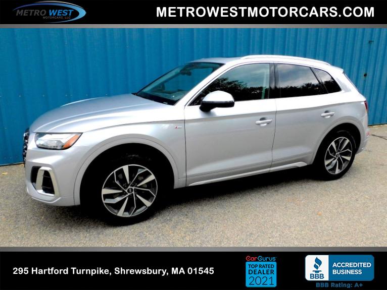 Used Used 2022 Audi Q5 S line Premium Plus 45 TFSI quattro for sale $19,900 at Metro West Motorcars LLC in Shrewsbury MA