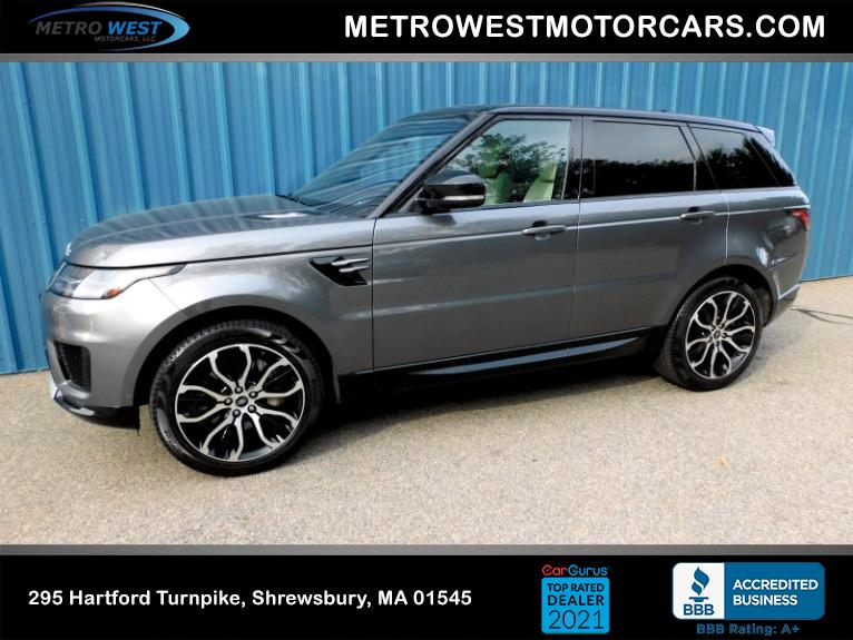 Used Used 2018 Land Rover Range Rover Sport V6 Supercharged HSE for sale Call for price at Metro West Motorcars LLC in Shrewsbury MA